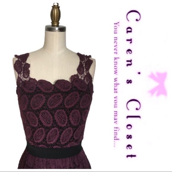 Robert Rodriguez Purple Boho Crochet Dress - Picture 6 of 6